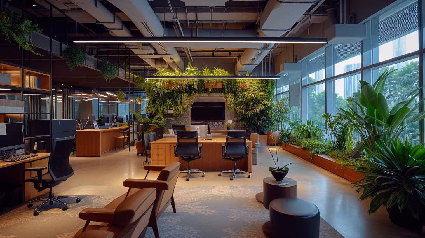 Modern open concept office design in Singapore | RightSpace.com